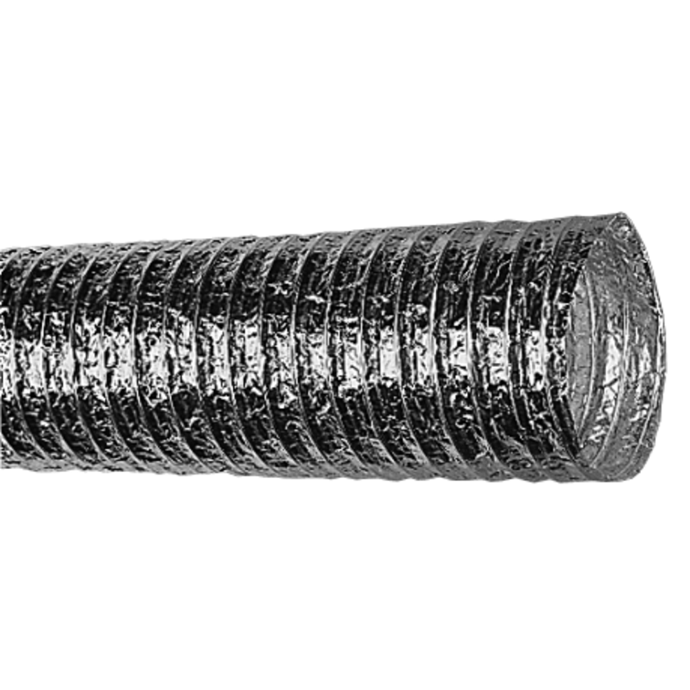 Aldes aluminium afzuigslang Ø 150mm, 10 meters long, flexible ventilation duct for air extraction systems.