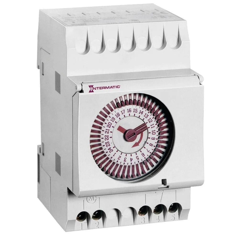 Analoge 24-uurs schakelklok 1-kanaal DIN-rail Intermatic THE 111