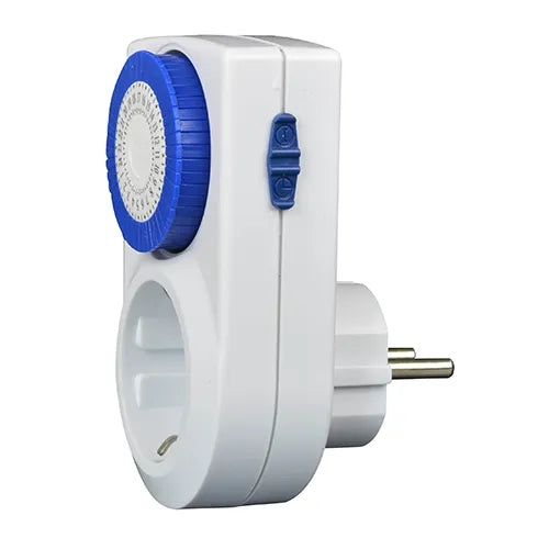 24-uurs tijdschakelklok stopcontact 30 minuten analoog VB Extend wit