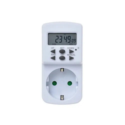 Digitale tijdschakelklok stopcontact mini 7 dagen 24 uur VB Extend wit