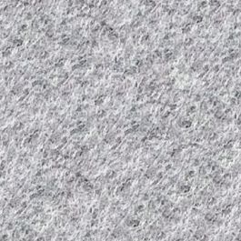 RuplaTec acoustic PET felt sheets in concrete gray, showcasing texture and thickness in a room setting.